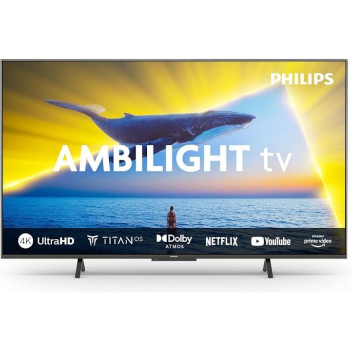 Телевизор Philips 65PUS8109/12, 65", 4K Ultra HD, черен