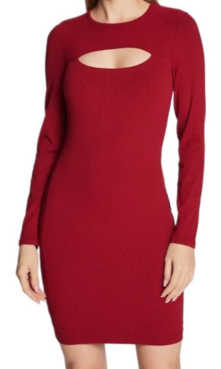 Rochie dama Guess, Viscoza, Rosu, Rosu