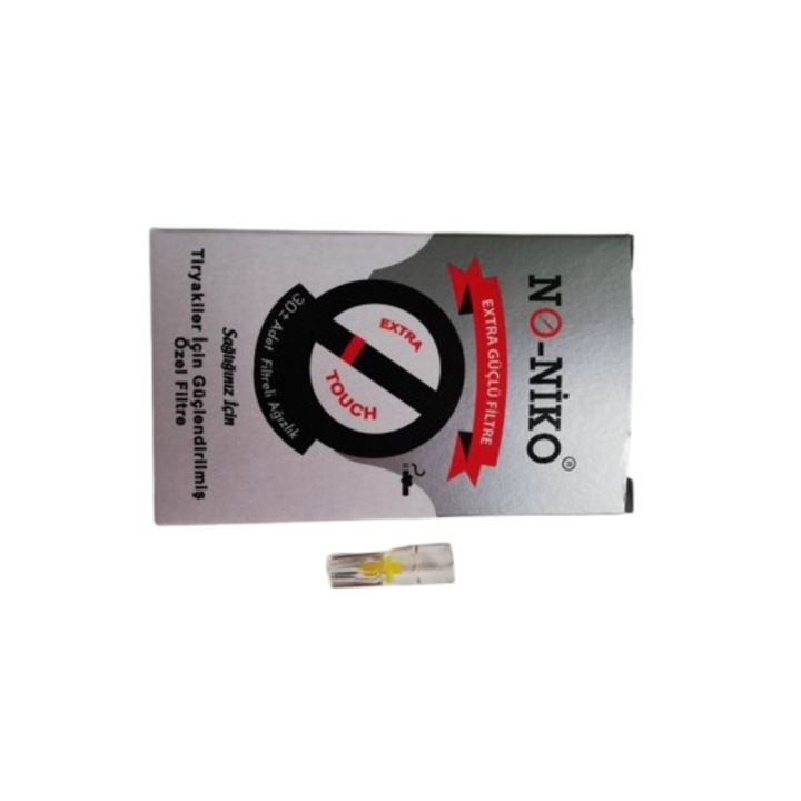 Filtre de plastic pentru tigari subtiri, Niko, 7 mm