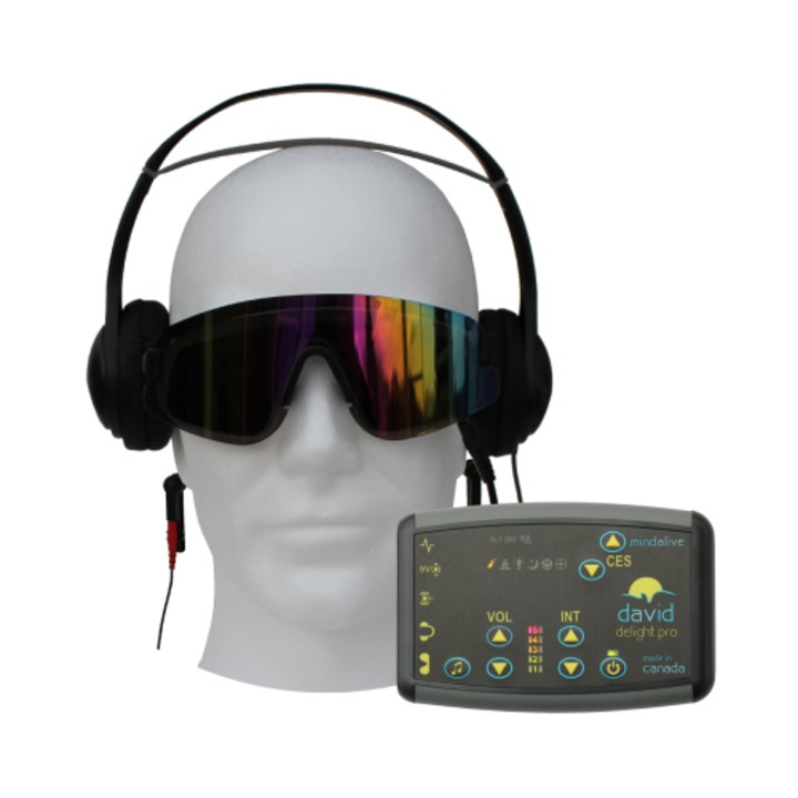 Уред David Delight Pro за масаж на Нервната система, Анти-стрес, 25 програми