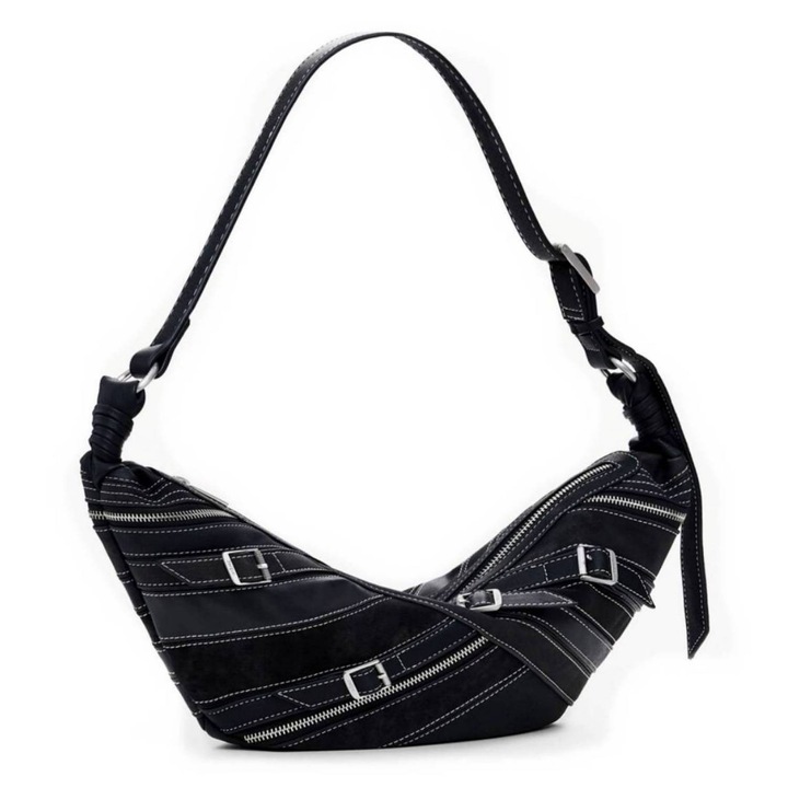 Női kézitáska és válltáska, Desigual, Fibonacci Munster sorozat, Fekete