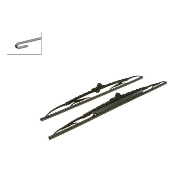 Комплект чистачки Bosch, 600x530 мм, със спойлер