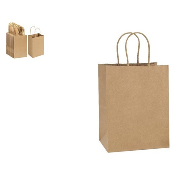 Pungă Cadou Hârtie Medie 21X27X11Cm Lu-76 1Buc