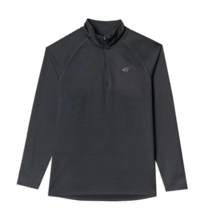 Мъжки термо суитшърт 4F, Полиестер, Черен