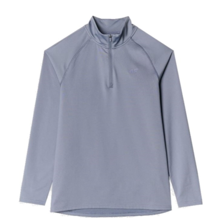 Мъжки термо суитшърт 4F, Полиестер, Син, Син