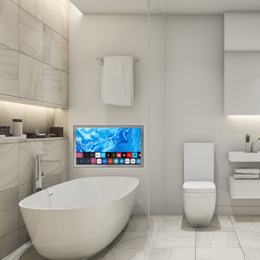 Televizor Smart Soulaca 61cm, Full HD, Waterproof, Wi-Fi, Bluetooth, cu difuzoare integrate