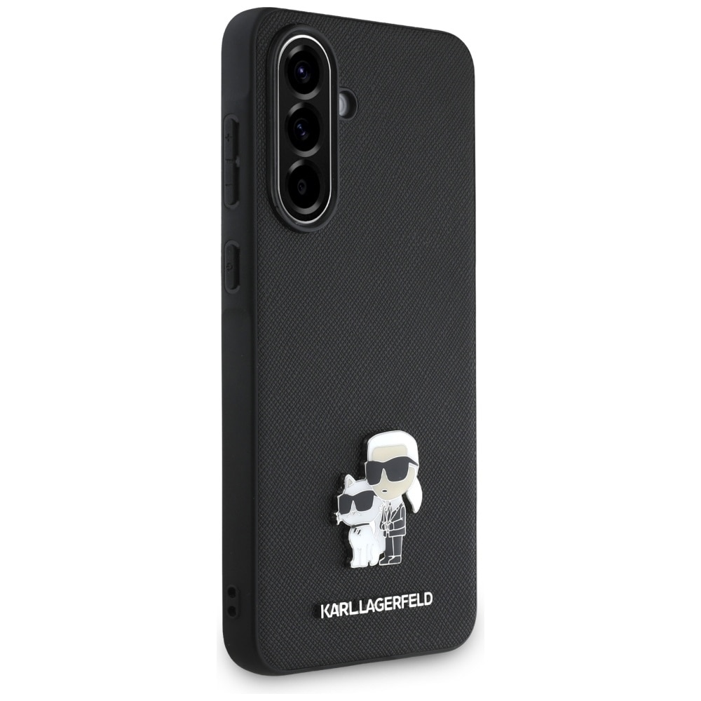 Husa pentru Samsung Galaxy A56 5G - Karl Lagerfeld Saffiano - KarlChoupette Metal Pin