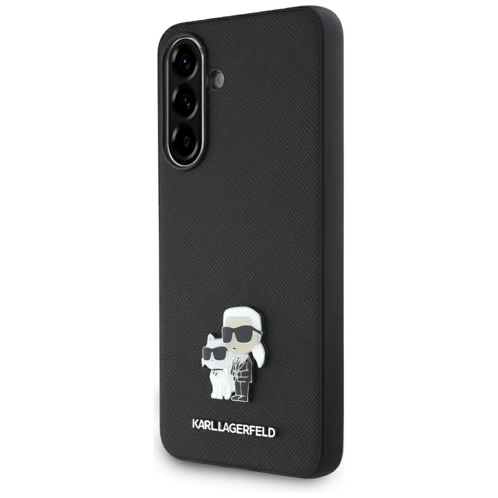 Husa pentru Samsung Galaxy A56 5G - Karl Lagerfeld Saffiano - KarlChoupette Metal Pin