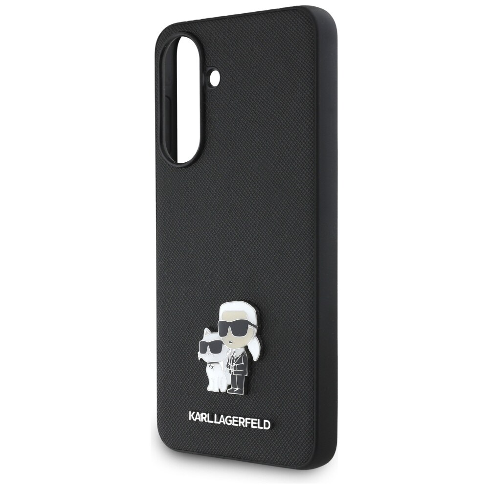 Husa pentru Samsung Galaxy A56 5G - Karl Lagerfeld Saffiano - KarlChoupette Metal Pin