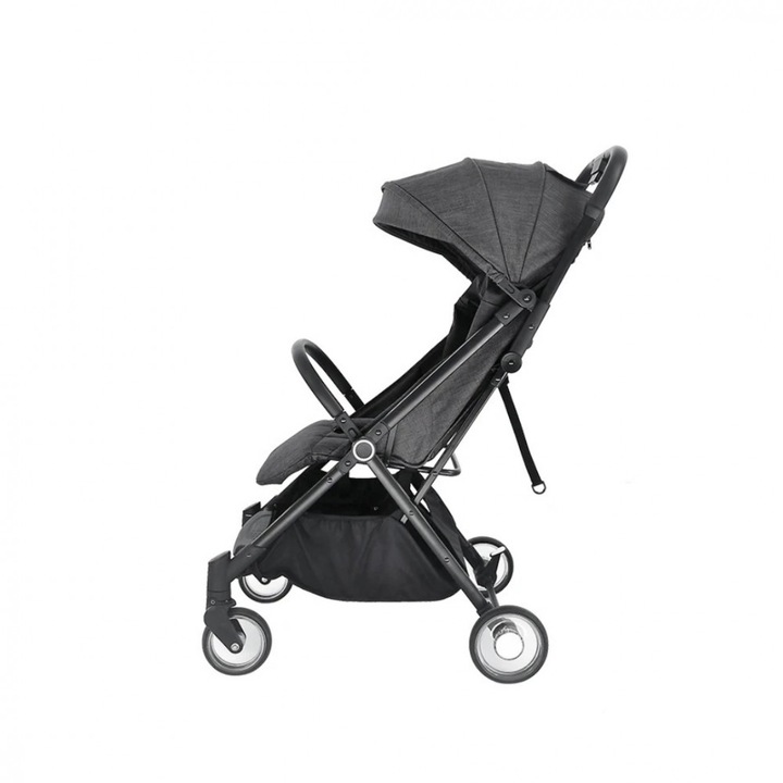 Сгъваема с една ръка спортна количка, удобна седалка с множество позиции за накланяне, идеална за пътуване