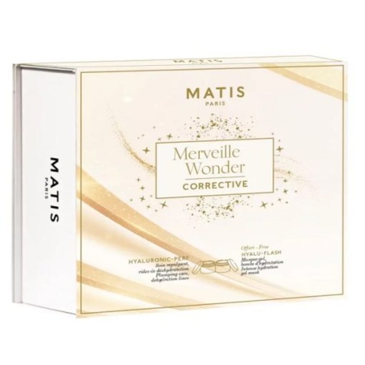 Set de corectare Minunare corectiva cu performanta hialuronica 50 ml si cadou Hyalu Flash Matis Reponse 50 ml
