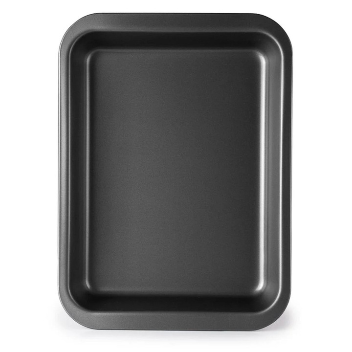 Ibili-Karamel tepsi, szénacél, 22x28x4,7 cm, piros/fekete