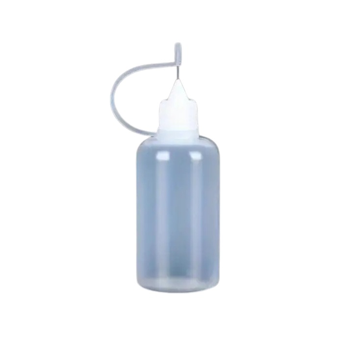 Sticla aplicator cu varf de precizie, plastic, transparenta 100 ml