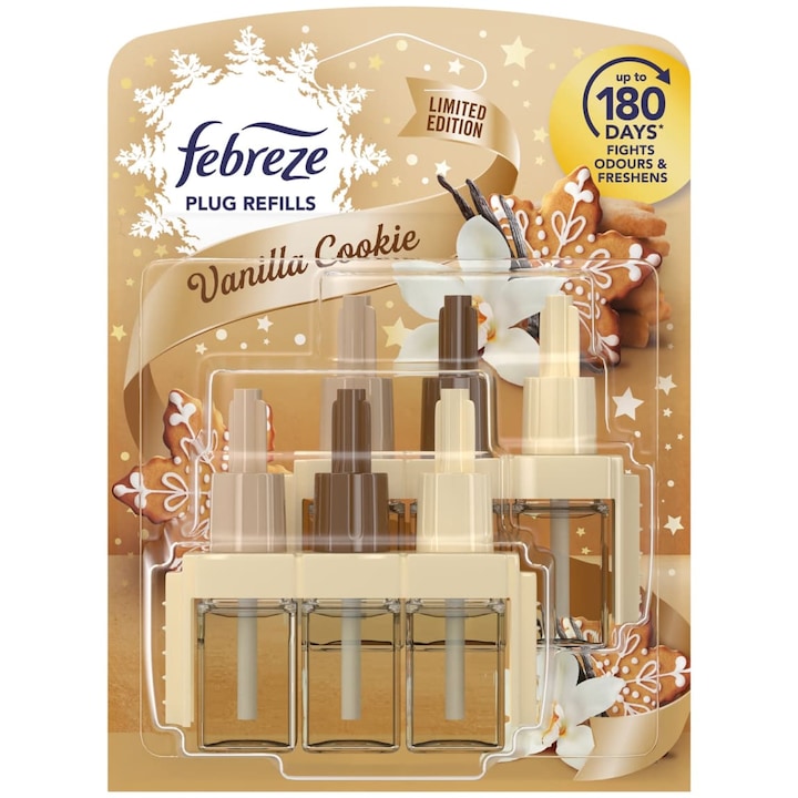 Освежител за въздух Febreze 3Volution Vanilla Cookie, 2x20ml