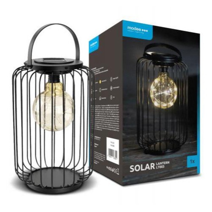 Nestix 4563309 LED lámpatest, asztali lámpás, napelemes, akasztós, 42 cm, meleg fehér, IP44, Modee