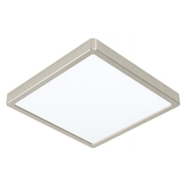 EGLO 9988524 LED панел, за повърхностен монтаж, 19.5W, CCT, димируем, 28.5 x 28.5 см, квадратен, матов никел, IP44, EGLO Connect.Z, Zigbee