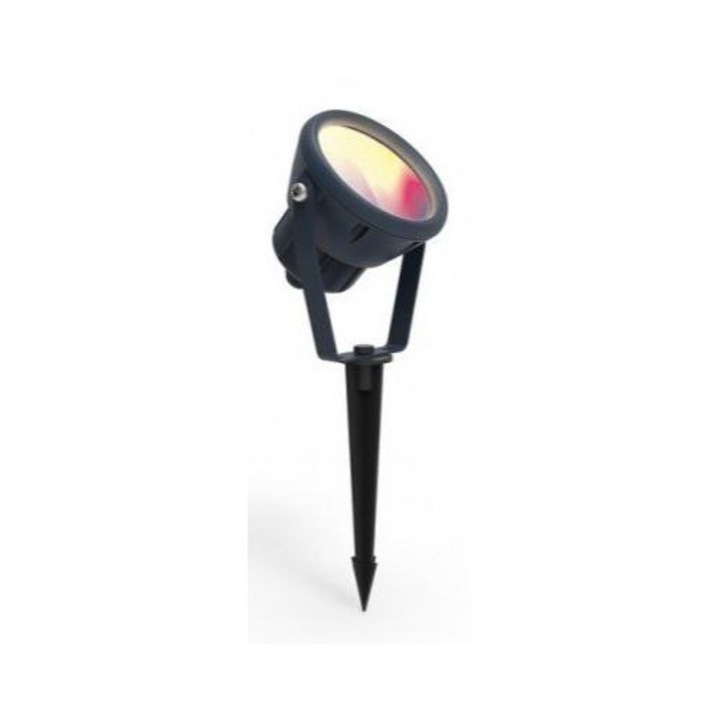 Lutec 2087986 LED lámpatest, spot, leszúrható, 7.5W, RGB, CCT, dimmelhető, kültéri, IP65, LUTEC CONNECT, MINI LETO