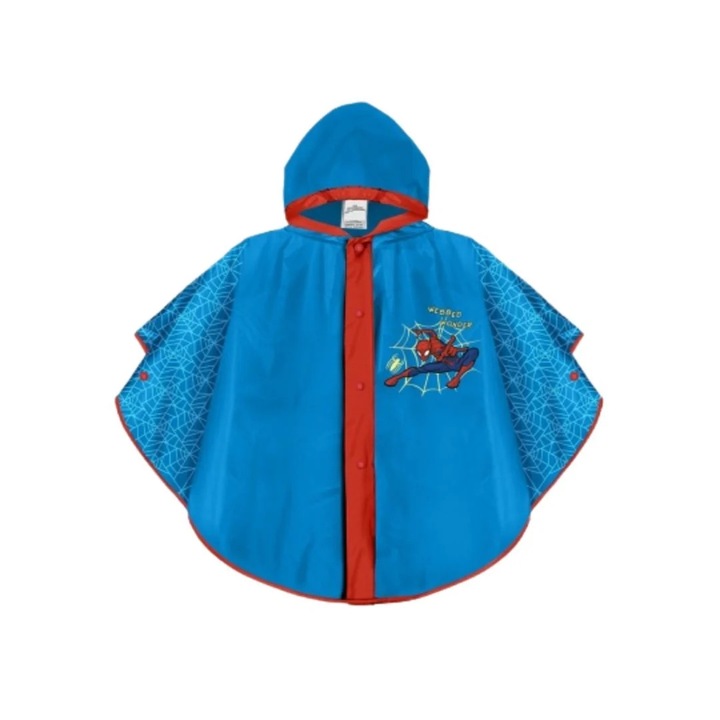 Pelerina de ploaie pentru baieti, Perletti, 3-6 ani, 98-116 cm, colectia Spider Man