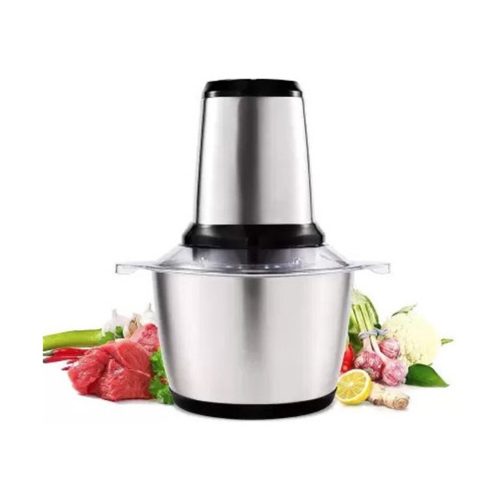 Kitchen Expert elektromos aprító, rozsdamentes acél, 220 W