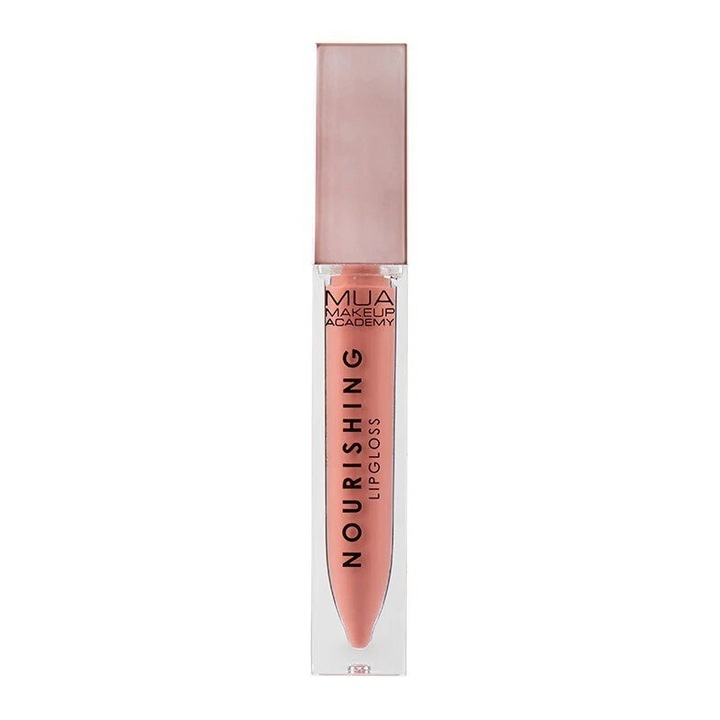 Luciu de buze, MUA, Nourishing Lip Gloss Heroic, 6.5ml, cu ulei de Jojoba si Argan