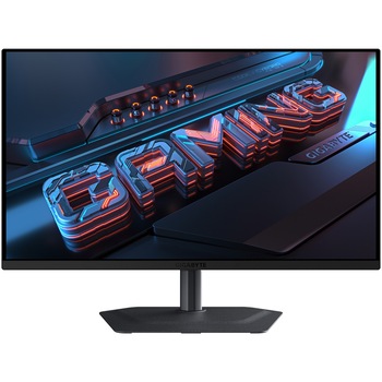 Monitor Gaming OLED Gigabye MO27Q2 27", QHD (2560x1440), 240Hz, 0.03 ms, AMD FreeSync Premium Pro, ClearMR 13000, VESA DisplayHDR True Black 400, OLED Care, Boxe 5W x2, USB Type-C, Hub USB, 2x HDMI, Display Port, Pivot, VESA, negru