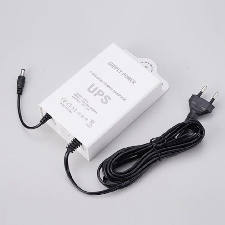 BIGLISTENING® Мини UPS Power Buddy, 3600 mAh, бял, 120x80x35 мм
