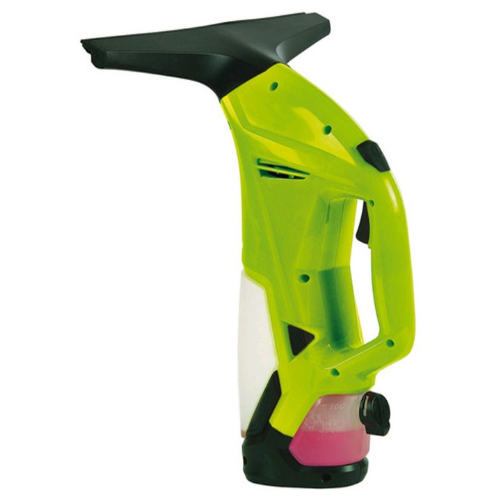 Телескопична чистачка за прозорци, TV PRODUCTS, с батерия, резервоар за препарат, ширина 28 см, обща дължина 85 см, вместимост за мръсна вода 250 мл