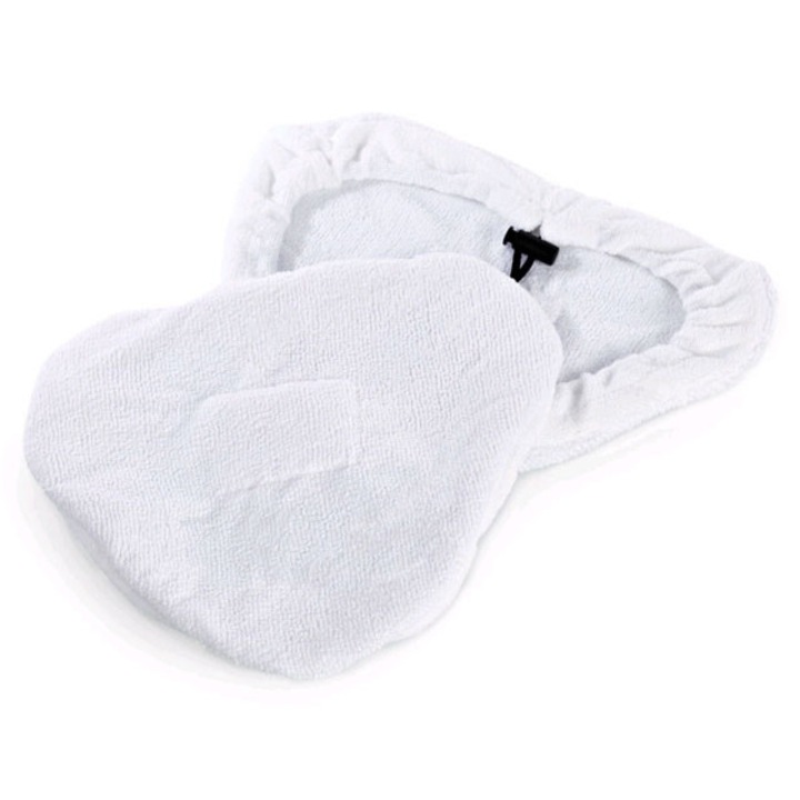 Set 2 rezerve pentru mop 5in1, microfibra, alb