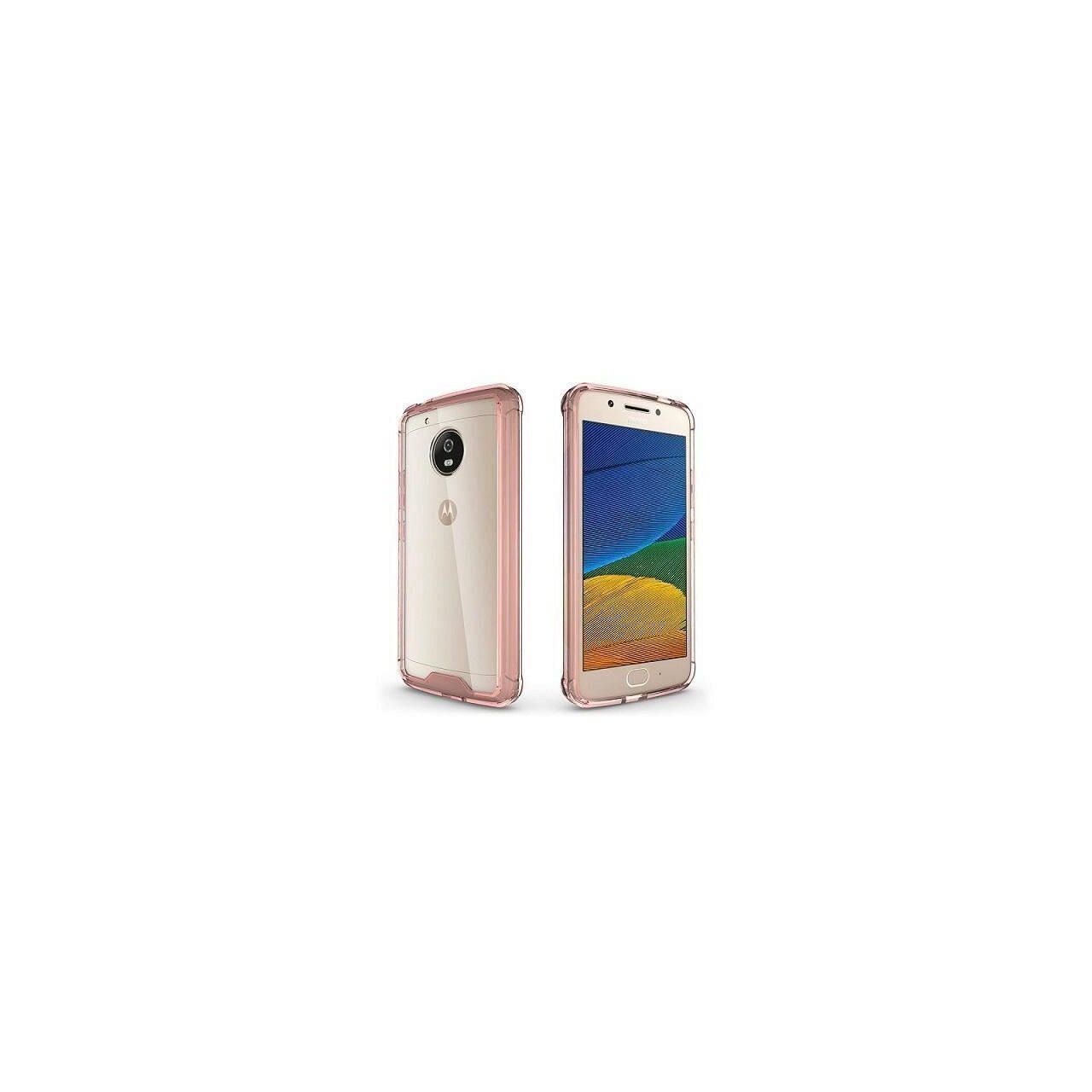 Husa Motorola Lenovo Moto G5 Plus - Iberry Care Shockproof Roze