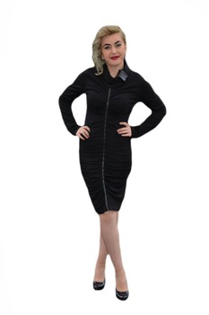 Rochie moderna, mulata pe silueta,D&J Exclusive, Negru