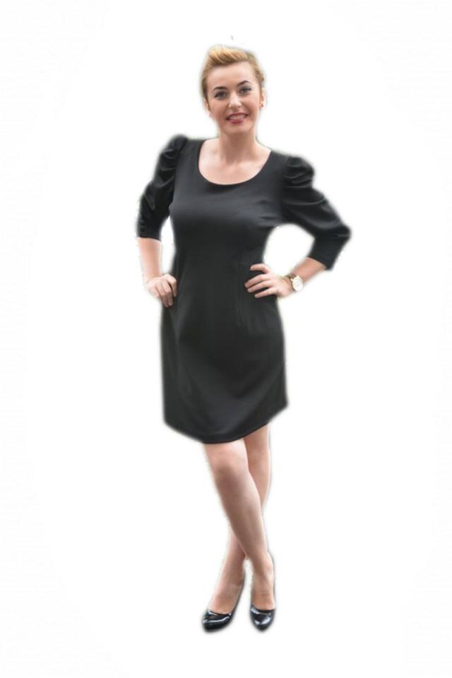 Rochie de toamna,D&J Exclusive,, Negru