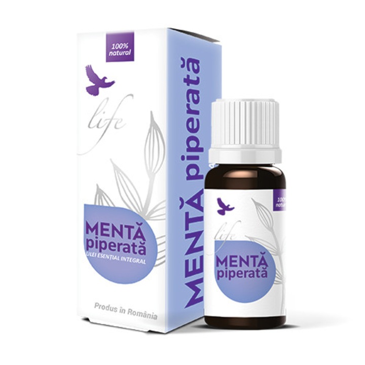 Ulei esential integral de MENTA PIPERATA 10ml LIFE
