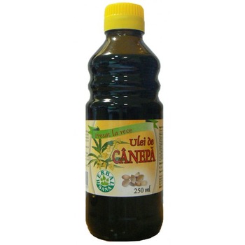 Ulei de canepa presat la rece, HERBAL SANA, 250ml Ulei de canepa presat la rece, HERBAL SANA, 250ml