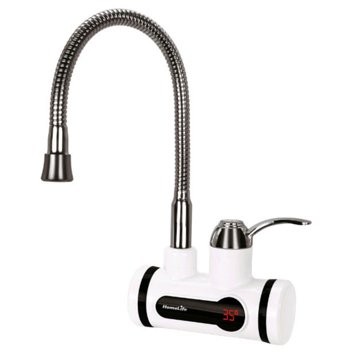 Digiterm Flexi fali instant vízmelegítő, 3,2 kW, maximális hőmérséklet 60°C, fali szereléshez, 360°-ban elforgatható kifolyóval