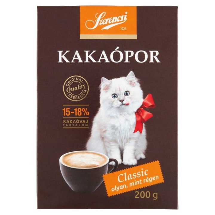 Szerencsi Kakaópor Classic Zsírszegény 15-18% 90G