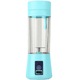Mini blender portabil, 380 ml, albastru