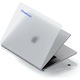 Твърд калъф за MacBook Air 13 (2022/2023/2024/2025) серия M (M4/M3/M2) (A2681/A3113/A3240), калъф и защита за MacBook, прозрачен матов цвят Frost