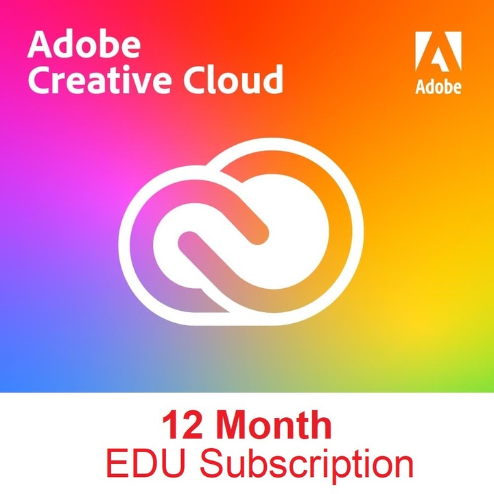 Adobe Creative Cloud EDU – 12 hónapos elektronikus oktatói licenc (1 felhasználó, Mac/WINDOWS, többnyelvű, ESD)