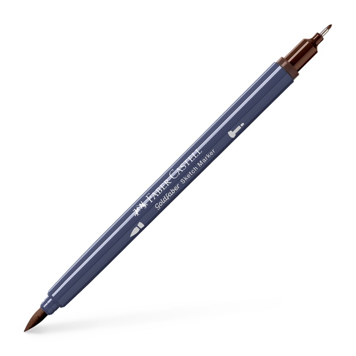 Маркер за скициране с 2 глави, цвят Burnt Brown, 280 Goldfaber Faber-Castell