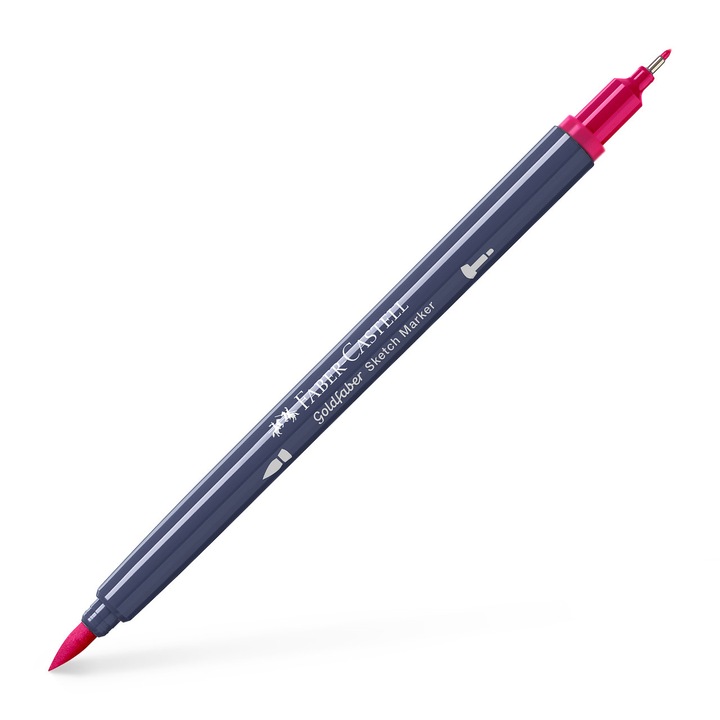Маркер за скициране с 2 глави, розов кармин 127 Goldfaber Faber-Castell