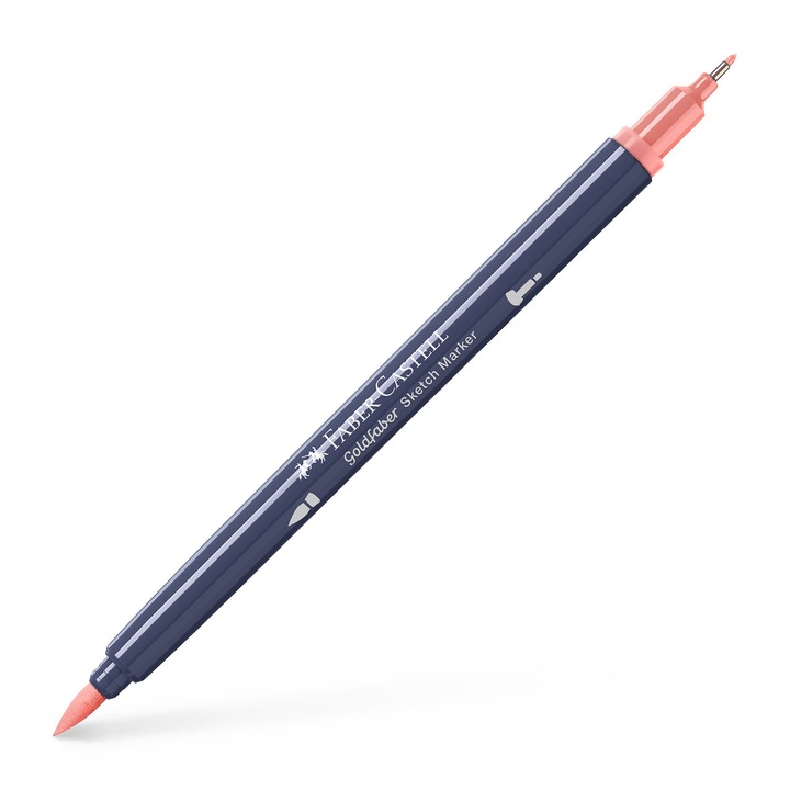 Маркер за скициране с 2 глави, цвят корал, 131 Goldfaber Faber-Castell