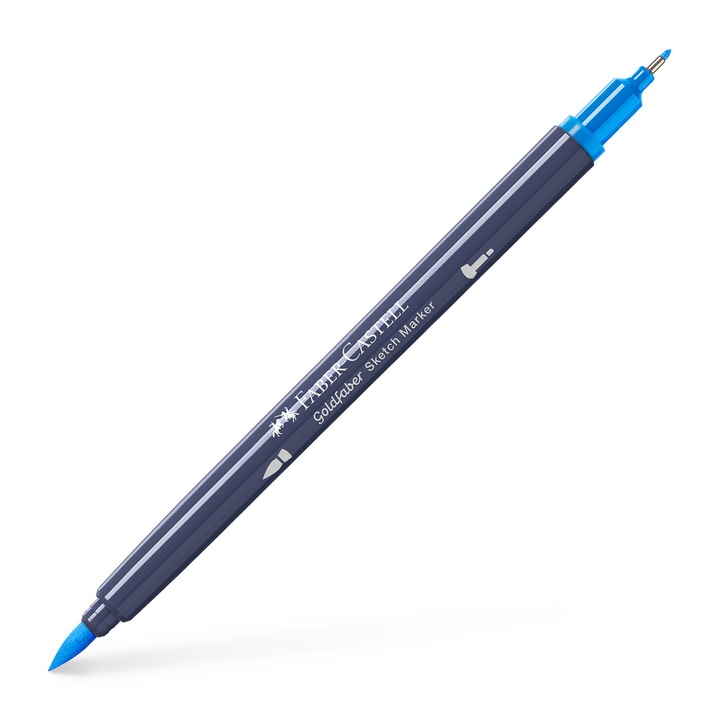 Маркер за скициране с 2 глави, тъмносин, 451 Goldfaber Faber-Castell
