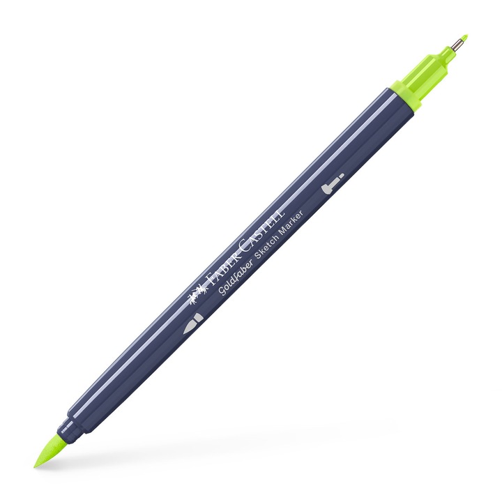 Маркер за скициране с 2 глави, лимоненожълт 207 Goldfaber Faber-Castell