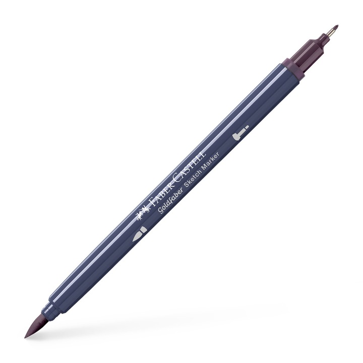 Маркер за скициране с 2 глави, цвят прахово лилав, 347 Goldfaber Faber-Castell