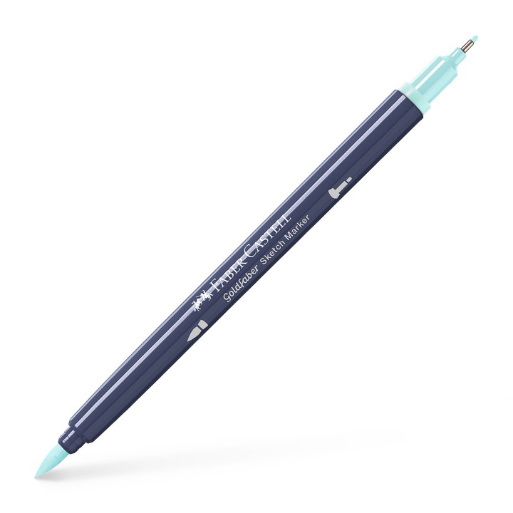 Маркер за скициране с 2 глави, цвят светъл ментов, 310 Goldfaber Faber-Castell