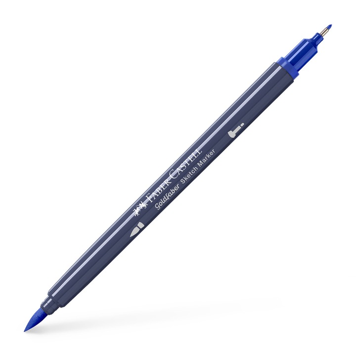 Маркер за скициране с 2 глави, индийско синьо 247 Goldfaber Faber-Castell