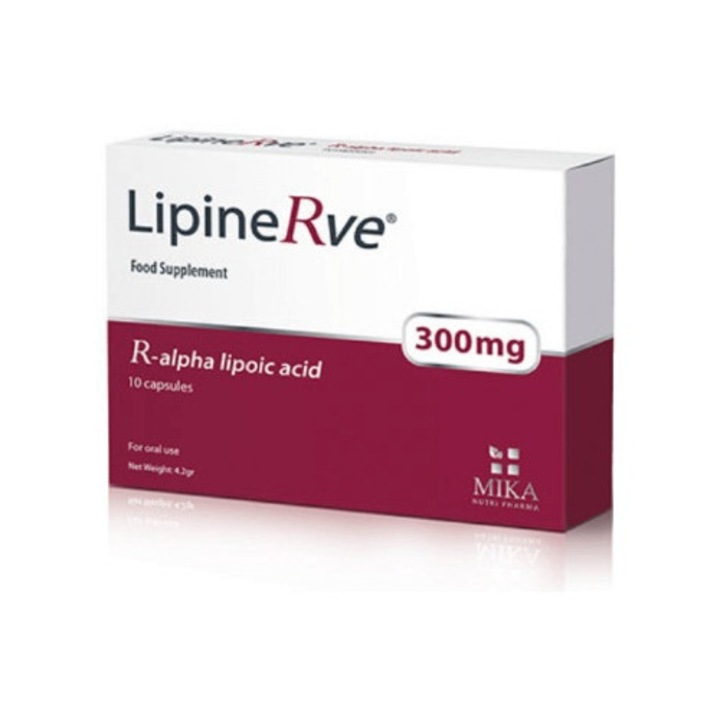 Supliment alimentar LipineRve, 10 capsule, antioxidanti, metabolism aerobic