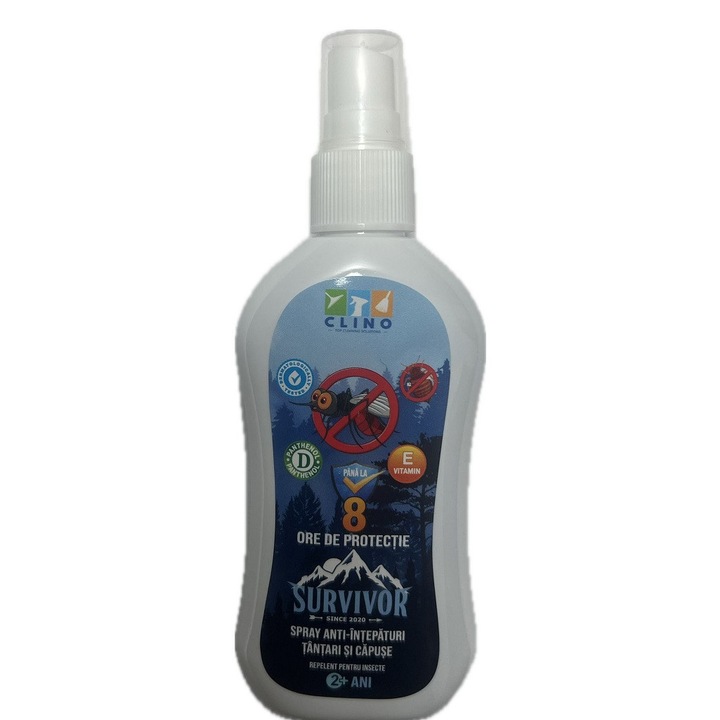 Survivor Spray Repelent Clino anti-intepaturi tantari si capuse 100ml