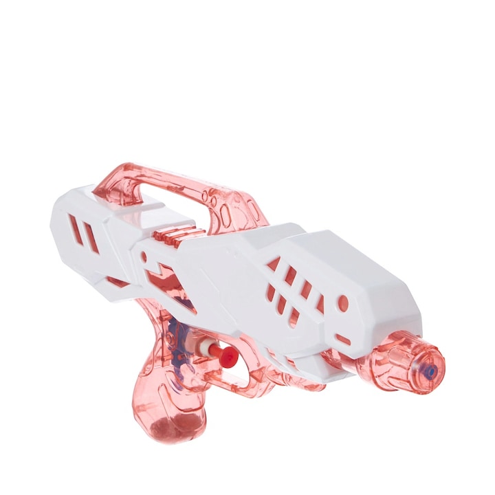 Воден пистолет, Пластмасов, бяло-розов, 26x14 см