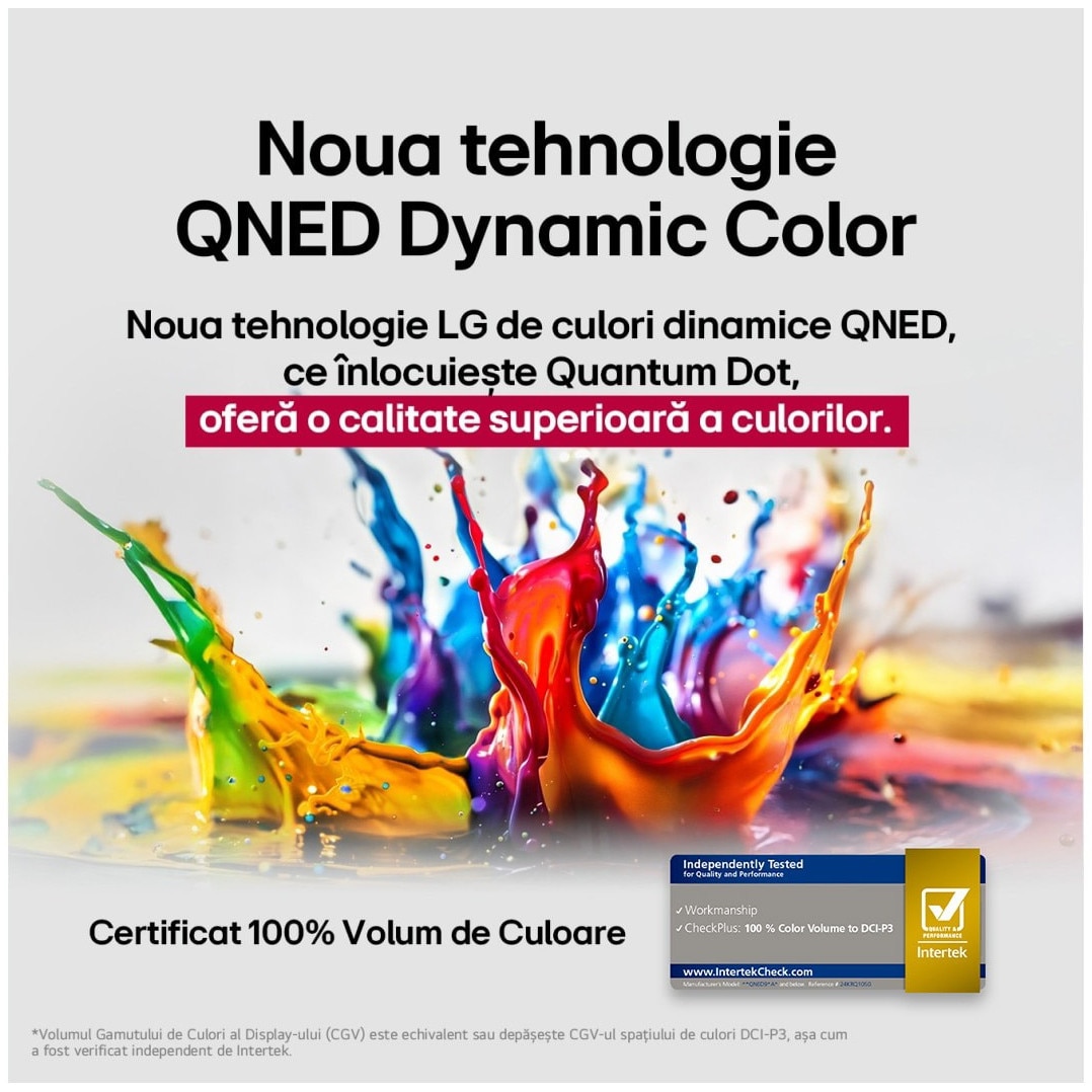 Televizor LG QNED 75QNED80A3A, 189 cm, Smart, 4K Ultra HD, Clasa D (Model 2025)